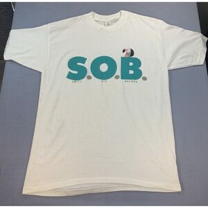 Vintage 80s SOB White Hallmark inc T-shirt XL Single Stitch Made in USA Humor